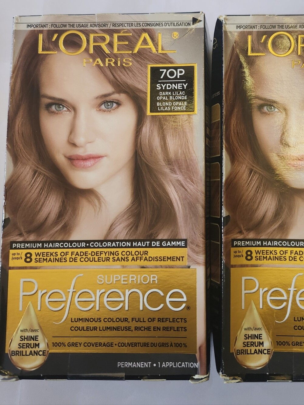 L'Oreal Superior Preference 7OP Sydney - Dark Lilac Blonde New Set Of 2